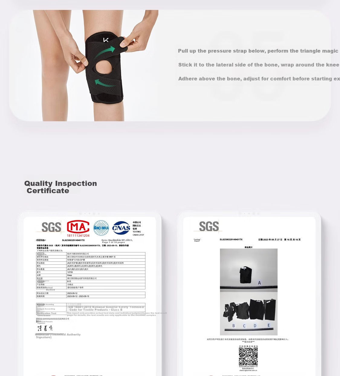 Keep Knee Brace, Sports Knee Support, Meniscus Injury, Warmth, Arthritis, Badminton, Hiking Knee Joint Protector 15