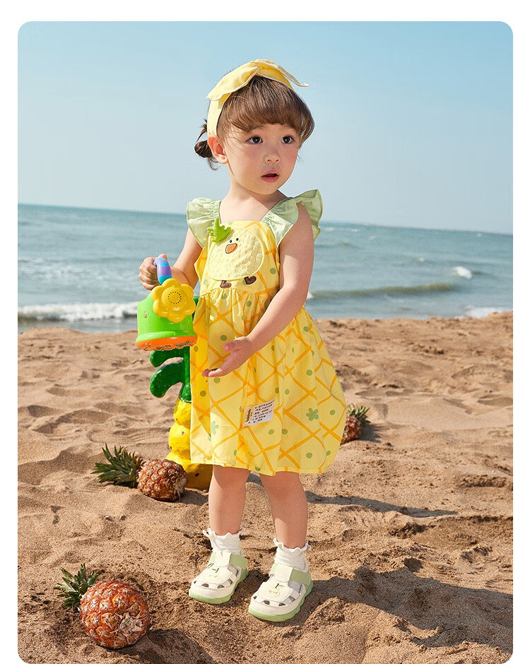 BALABALA Baby Dress, Infant Skirt, Children's Princess Dress, Girls' Summer Outfit 2025, Sweet And Cute, 208225111006 13