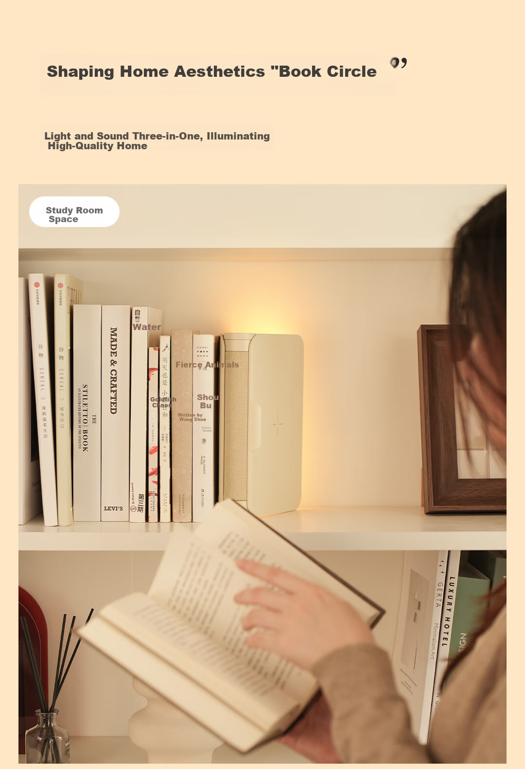 EZVALO Sleep Reading Lamp with Bluetooth Speaker, Bedside Night Light, Sleep Light, Alarm Clock, Wireless Charging, Practical Birthday And Mid-Autumn Festival Gift for Men And Wome 11