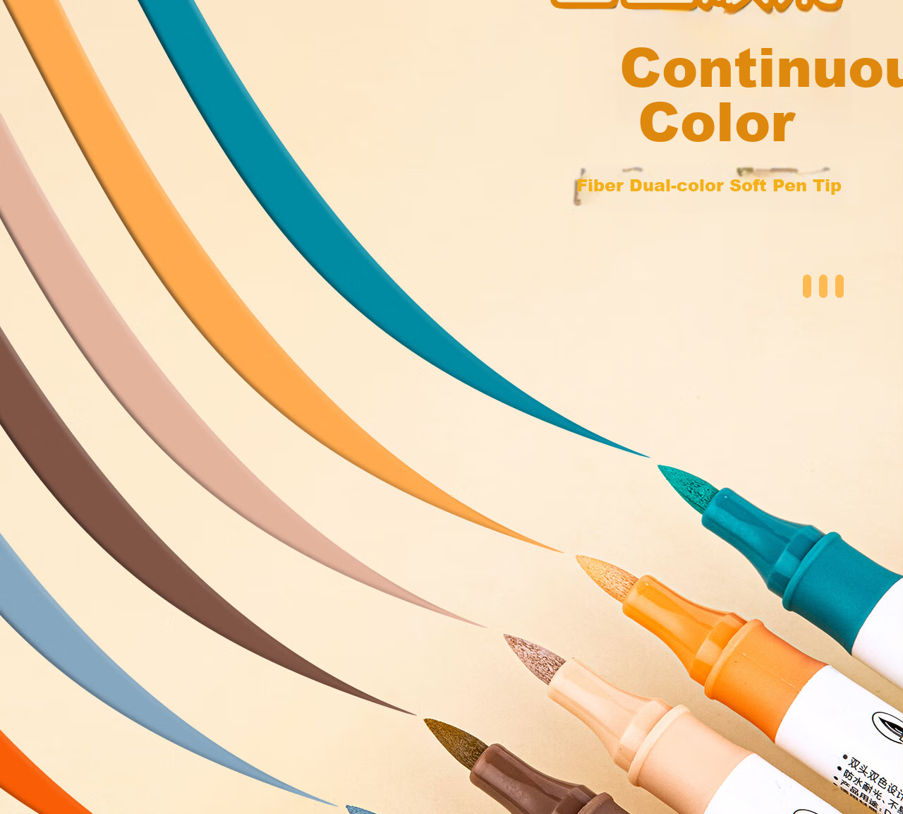HERO Acrylic Markers, 2016 Triangular Pen Barrel, Water-Based Acrylic Markers for Students, Art Journaling, Children's Drawing, Hand-Painted Watercolor Pens, Graffiti Quick-Drying Paintbrushes, 12 Colors of Watercolor Pens 7