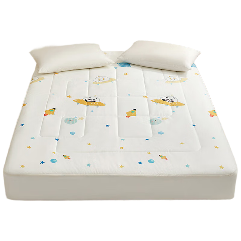Luolaikids Baby Class A Antibacterial And Anti-Mite Thin Mattress Pad for Crib, Washable, Protective Cover, 55*135