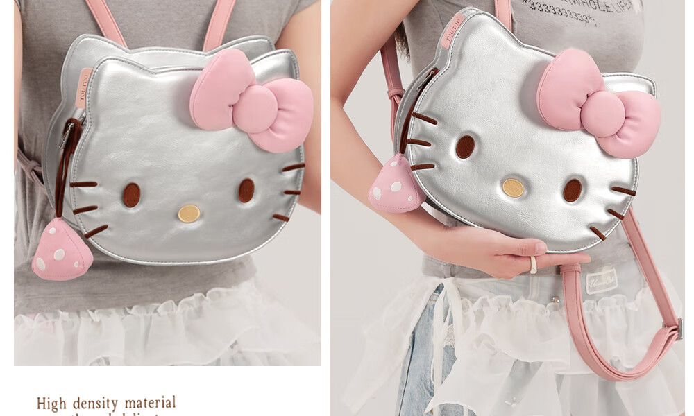 Toutou HelloKitty Underarm KT Cat Backpack for Girls, Best Friends' Outing, Middle And High School Students, Cute Birthday Gift 32