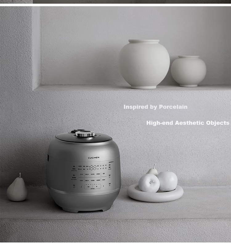 CUCHEN Korean Imported Rice Cooker Dual Inner Pots Replaceable 0-Coating Inner Pot 3L Household IH Electromagnetic 2.1x High-Pressure Heating Multifunctional Rice Cooker [New Arrival] 4