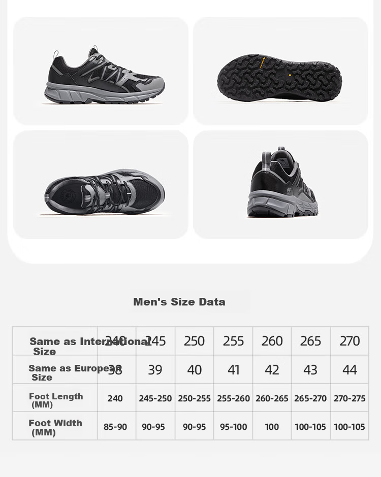 CAMEL Outdoor Breathable Hiking Shoes for Men And Women, Water-Resistant Non-Slip Trekking Shoes Cross-Country Running Shoes F24B097605 14