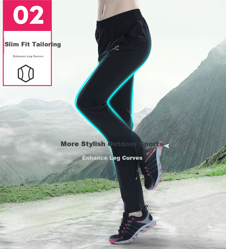 TECTOP Quick-Dry Pants, Men's Outdoor Breathable Fast-Drying Trousers, Sports Hiking Pants, 053 Men's Dark Gray, M 5