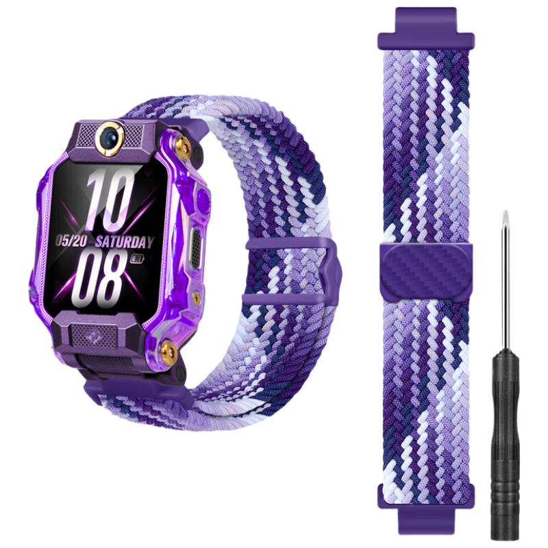 Shishan Compatible Watch Band for Xiaotiancai Z9/Z10/Z11/Z6S/Z8A/Junior Edition/Z7S/Z6P/N3/D3S/z6/z3/D3/Z6A/Q2A/D2/Q1a, Dazzling Purple