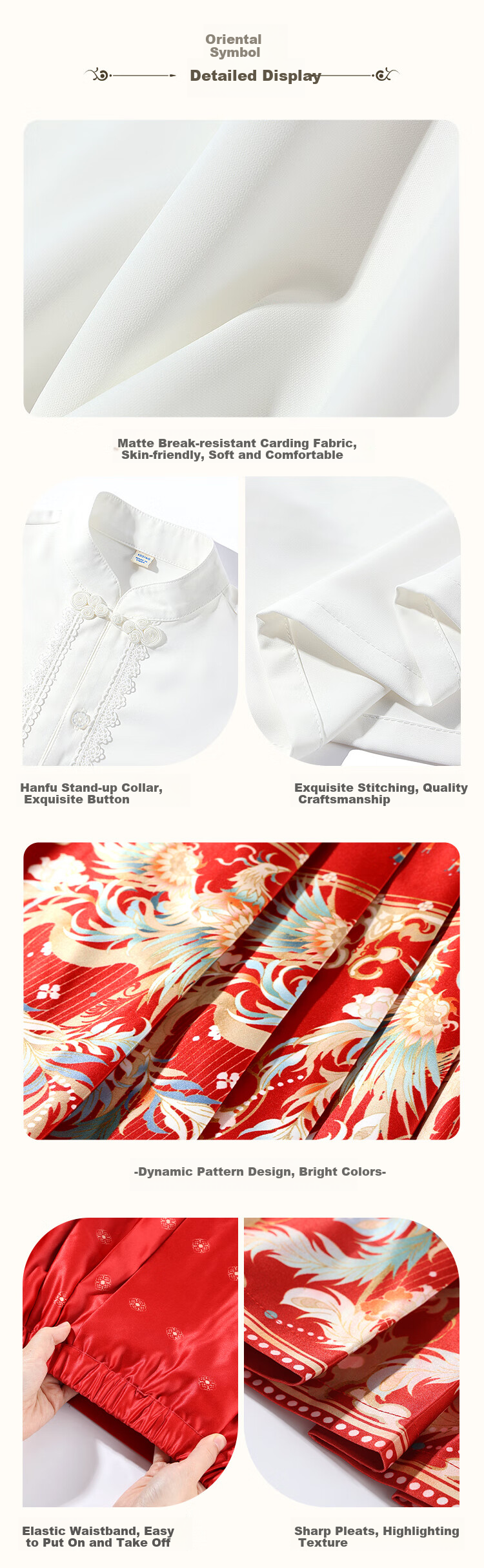 Jeanswest Children's Hanfu Spring And Autumn Style, 2025 New Chinese-Style Girls' Horse-Face Skirt Set, Chinese-Style Skirt Two-Piece Set for Older Childre 14