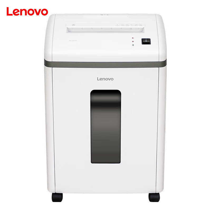 Lenovo LX-C8110 Paper Shredder, 5-Level Confidentiality, Multifunctional Office Shredder, Small Manual Shredder for Documents And CDs, Continuous Shredding for 60 Minutes, 22L Capacity
