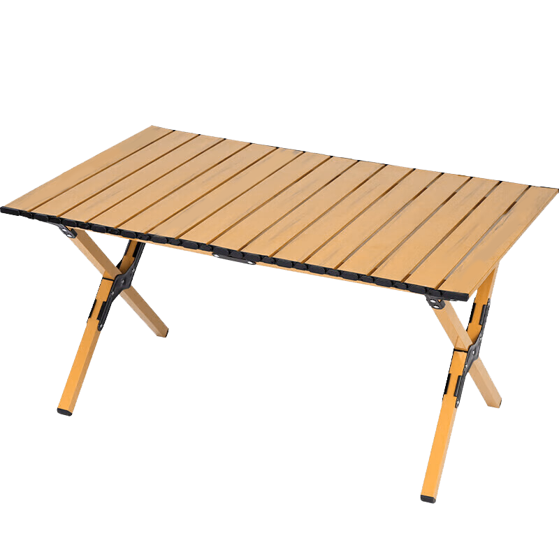 Gosoo Outdoor Folding Table Carbon Steel Egg Roll Table Portable Camping Picnic Stall Table and Chair Equipment