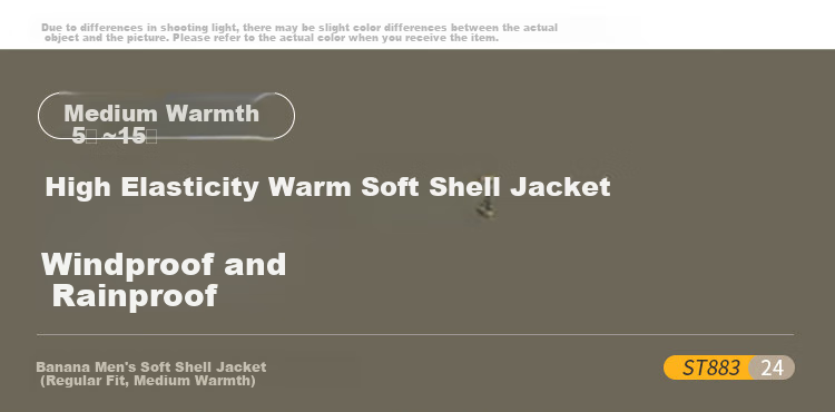 Beneunder Men's Jacket, Autumn And Winter Style, Soft Shell Jacket, High Elasticity, Warm Outerwear, Outdoor ST88324, Pine Nut Brown, XL 1