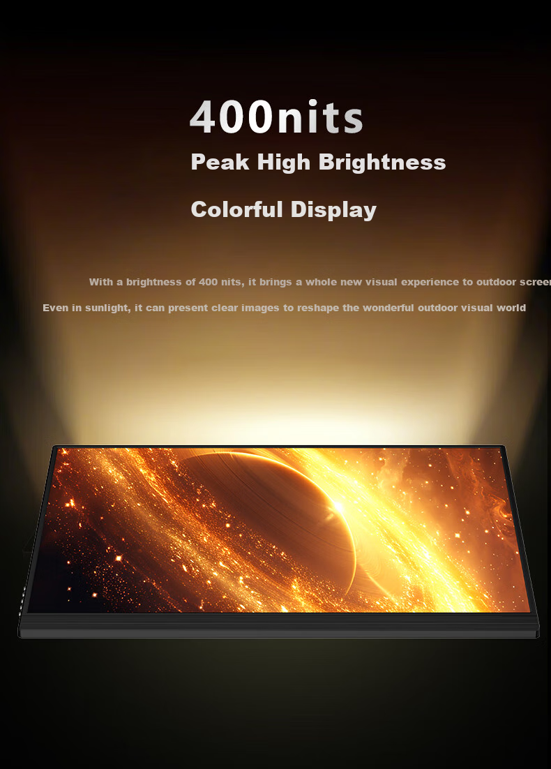 Eimio Portable Monitor [2.5K/120Hz] Display DCI-P3 Color Gamut, 16-Inch 16:10 Secondary Screen for Computer, Laptop, Switch, Mobile Phone, PS5 Expansion Screen X16S 5