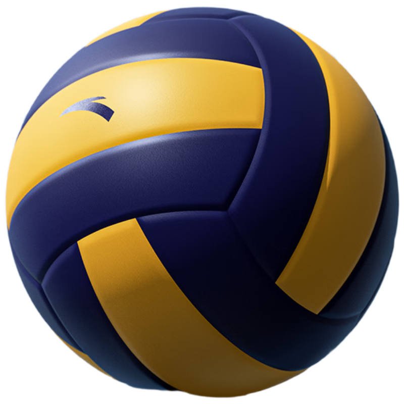 ANTA Volleyball, Specialized Hard Volleyball for Middle School Entrance Exam Students, Competition Size 5 Standard Sports Exam Training Ball for Primary And Secondary School Students, Blue And Yellow