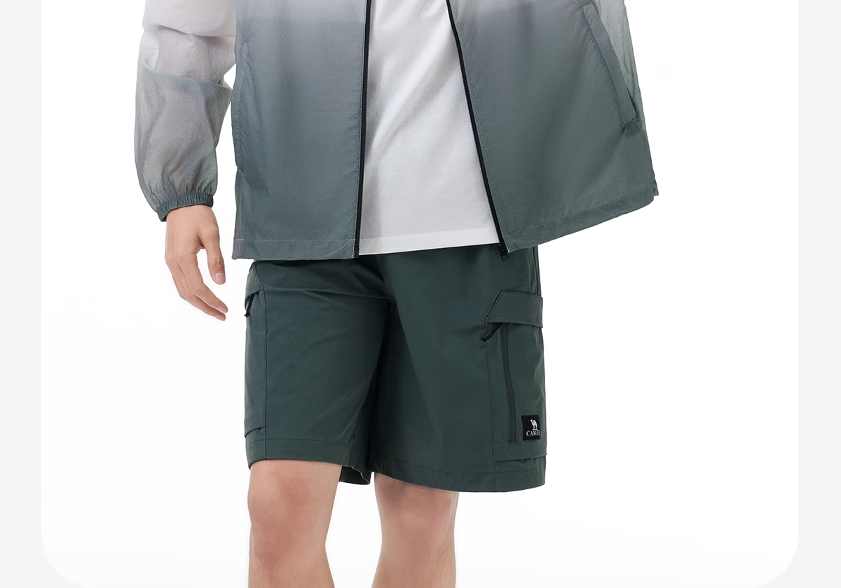 CAMEL Sunscreen Jacket 2025 Summer Outdoor Ice Silk Breathable Cooling Sun Protection UV Resistant Fishing Shirt 5006 M 8