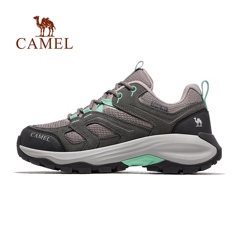 CAMEL Outdoor Hiking Shoes, Spring Women's Versatile Thick-Soled Heightening Wear-Resistant Non-Slip Trekking Shoes for Men, Model 3030, Dark Gray, Size 40
