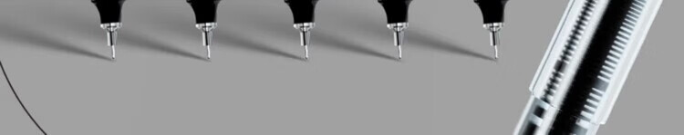 BEIFA 0.5mm Quick-Dry Needle Tip Gel Pen, Direct Ink Rollerball Pen, Exam Practice Pen, Business Office Signature Pen, 10 Black + 2 Red【Back to School Essential】 2