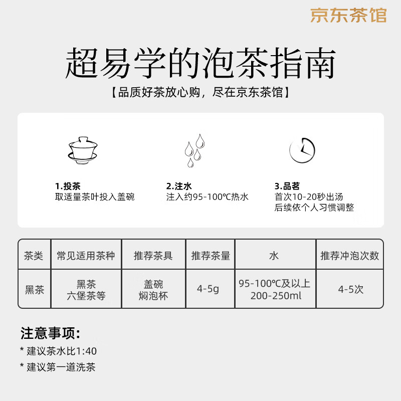 中茶茶叶广西梧州六堡茶黑茶六堡茶D6166箩装黑茶250g散茶礼品 伴手礼