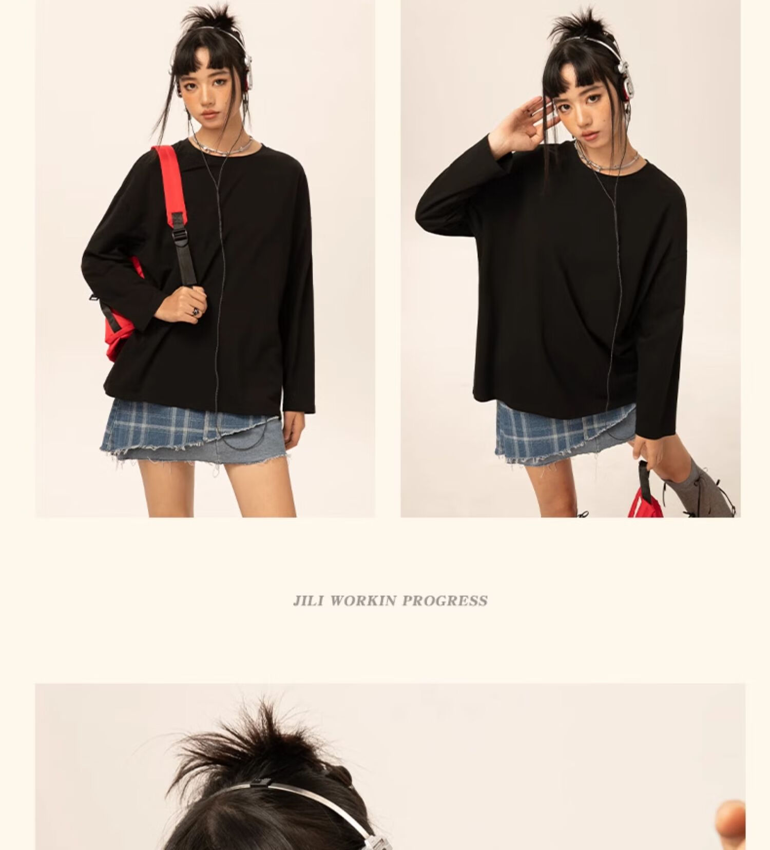 Huili Long-Sleeve T-Shirt for Women, 2026 New Spring Thin Pure Cotton Undershirt, Inner Wear Or Outer Wear, Comfortable Black T-Shirt 11