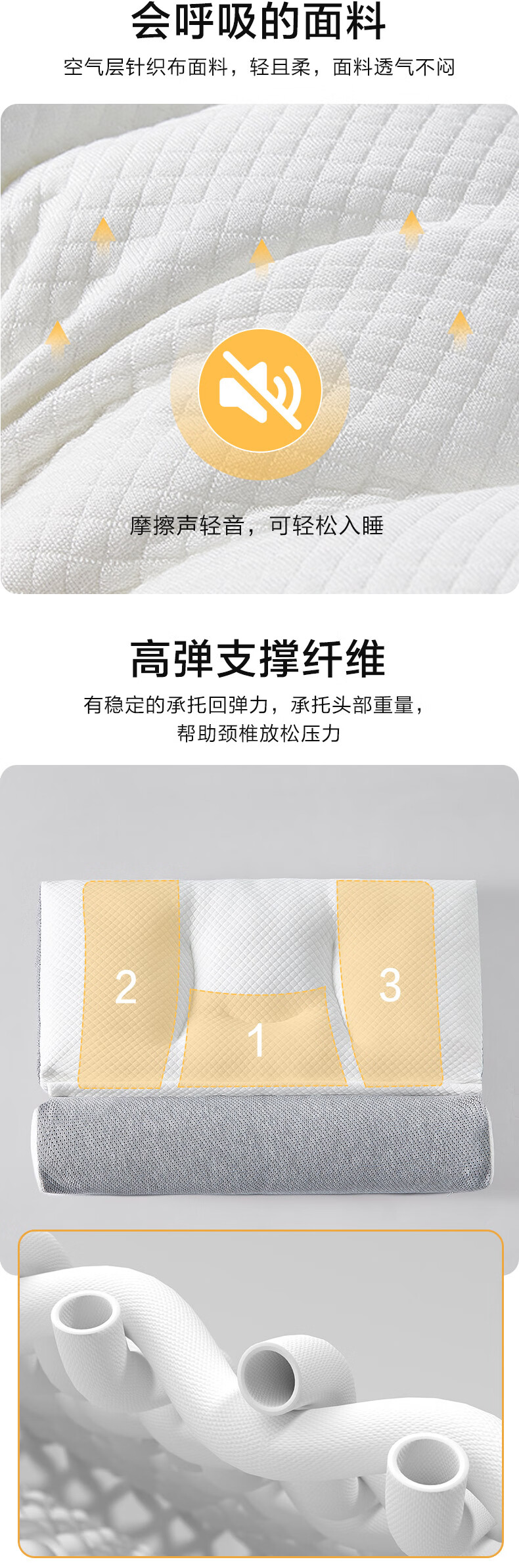 BEYOND Home Textile Removable Cassia Buckwheat Herbal Fiber Pillow Core Floral Pillow Single Pack 45*60cm 1