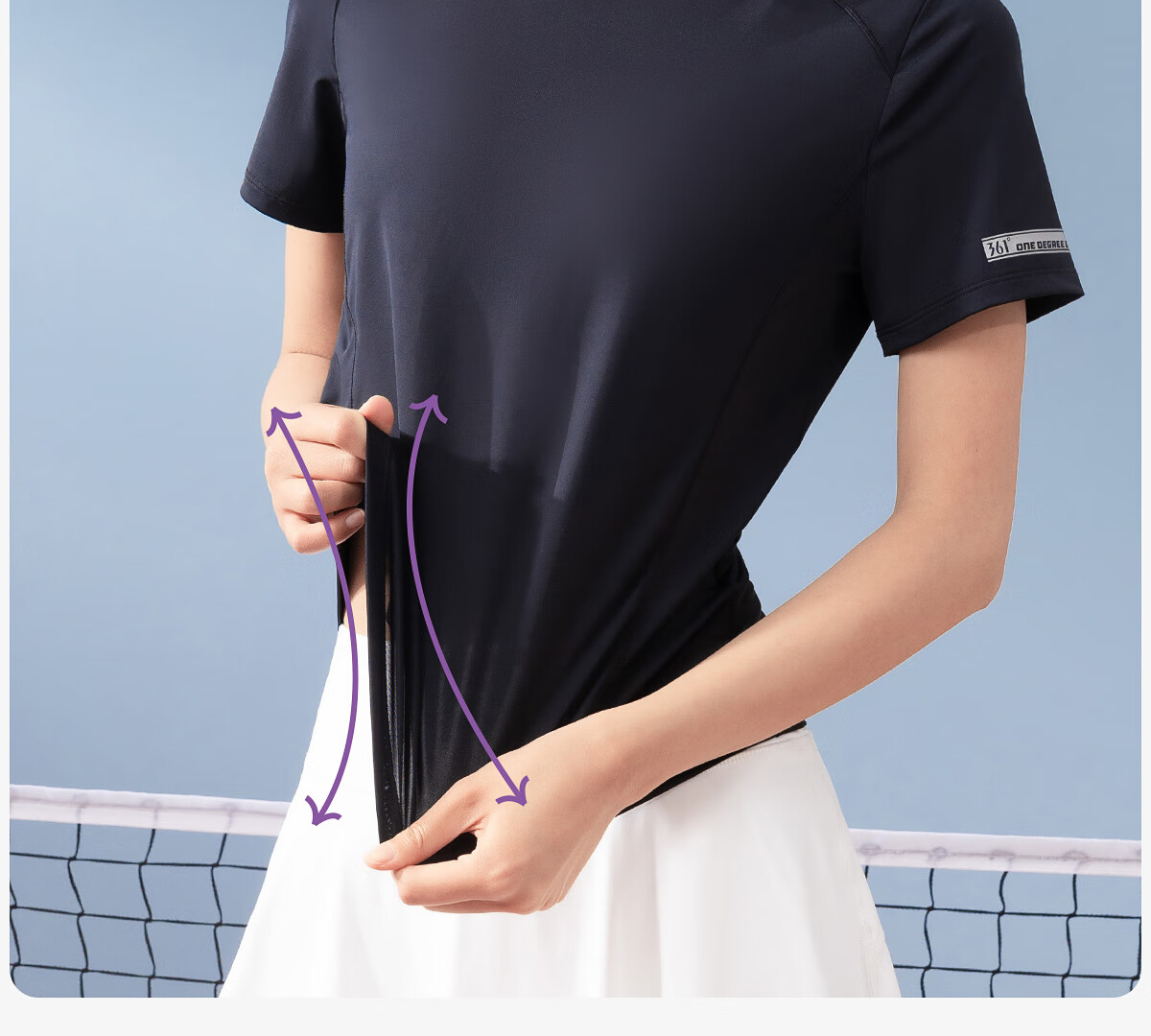 361° Sports T-Shirt Summer Yoga Fitness Running Women's Short Sleeve Breathable Loose Quick-Dry Shirt 7