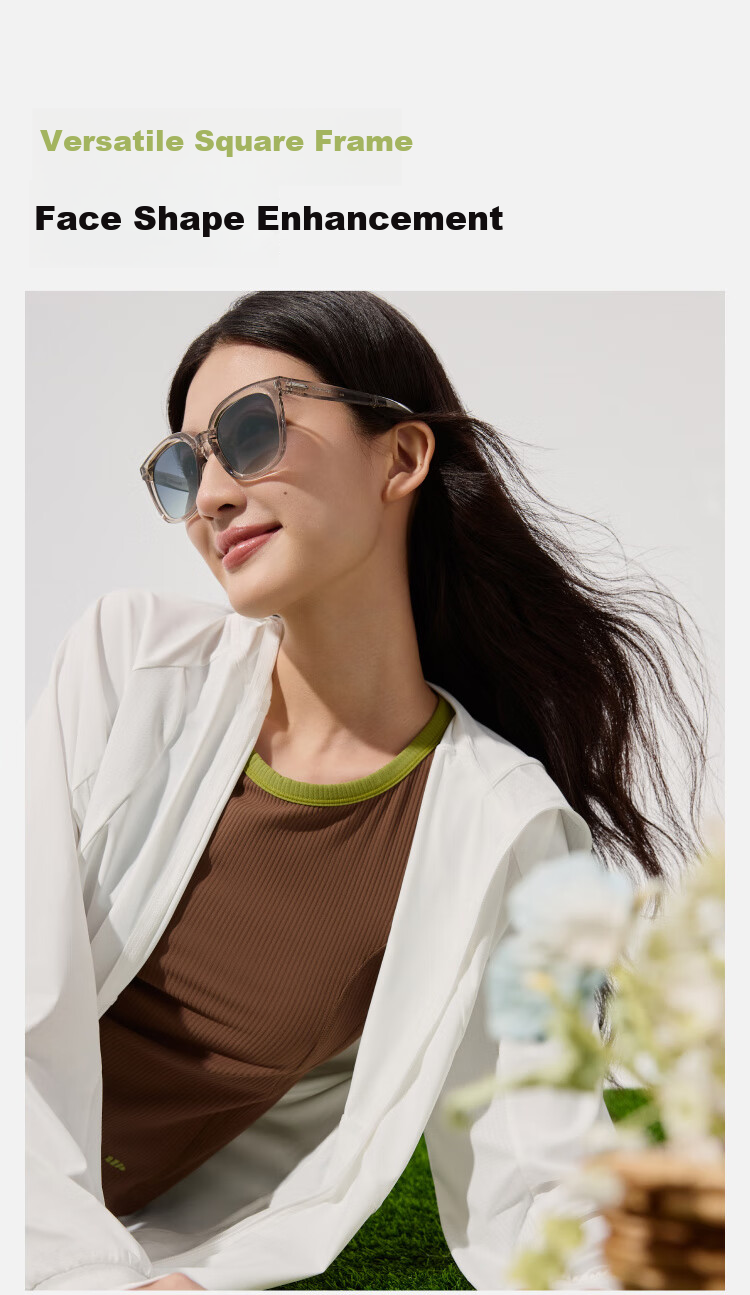 Banana Under Polarized Sunglasses Unisex UV Protection Driving Glasses Boyfriend Gift Square Frame FD005 9