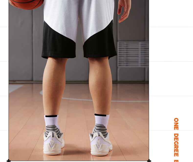 361° Men's Pants, Spring And Summer Loose-Fit Color Block Knitted Shorts, Casual Outdoor Basketball Sports Pants, 652521706-3 23