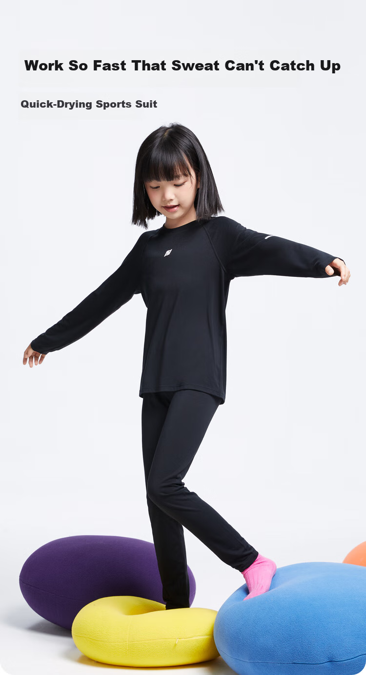 Annil Children's Clothing, Boys And Girls Round Neck Knit Set, 2024 Autumn New Style, Black, Size 110 1