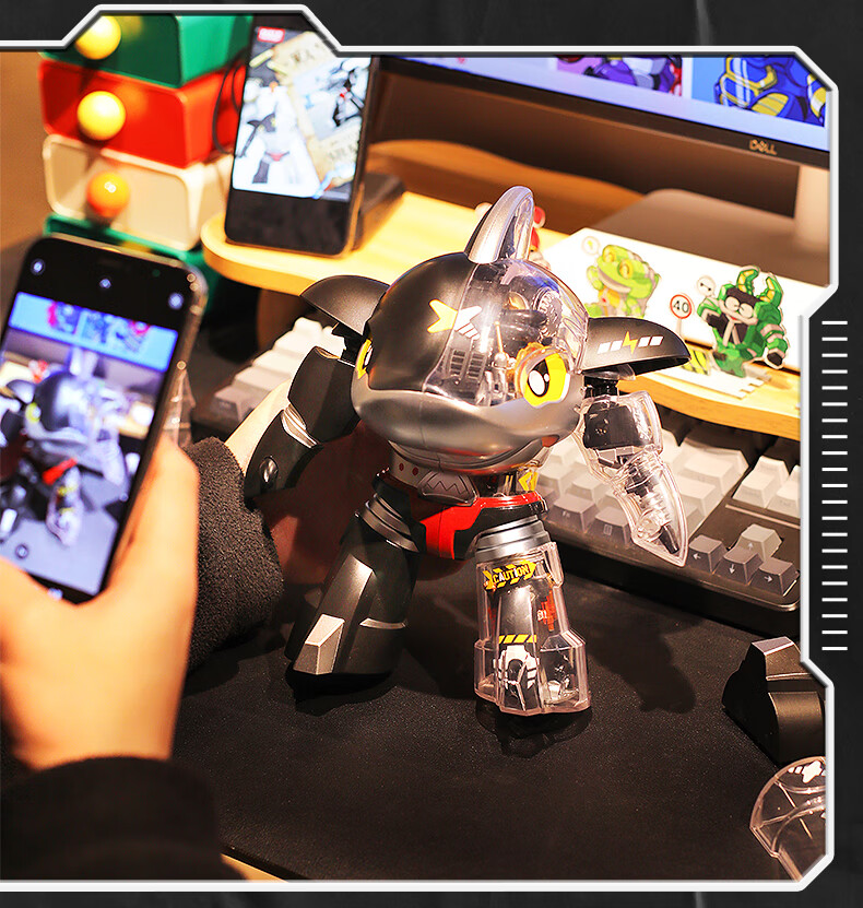 Feimi (Femibox) Compatible with LEGO Children's Building Blocks Toy, Birthday Gift, Iron Armor Little Shark Chili S48009 9