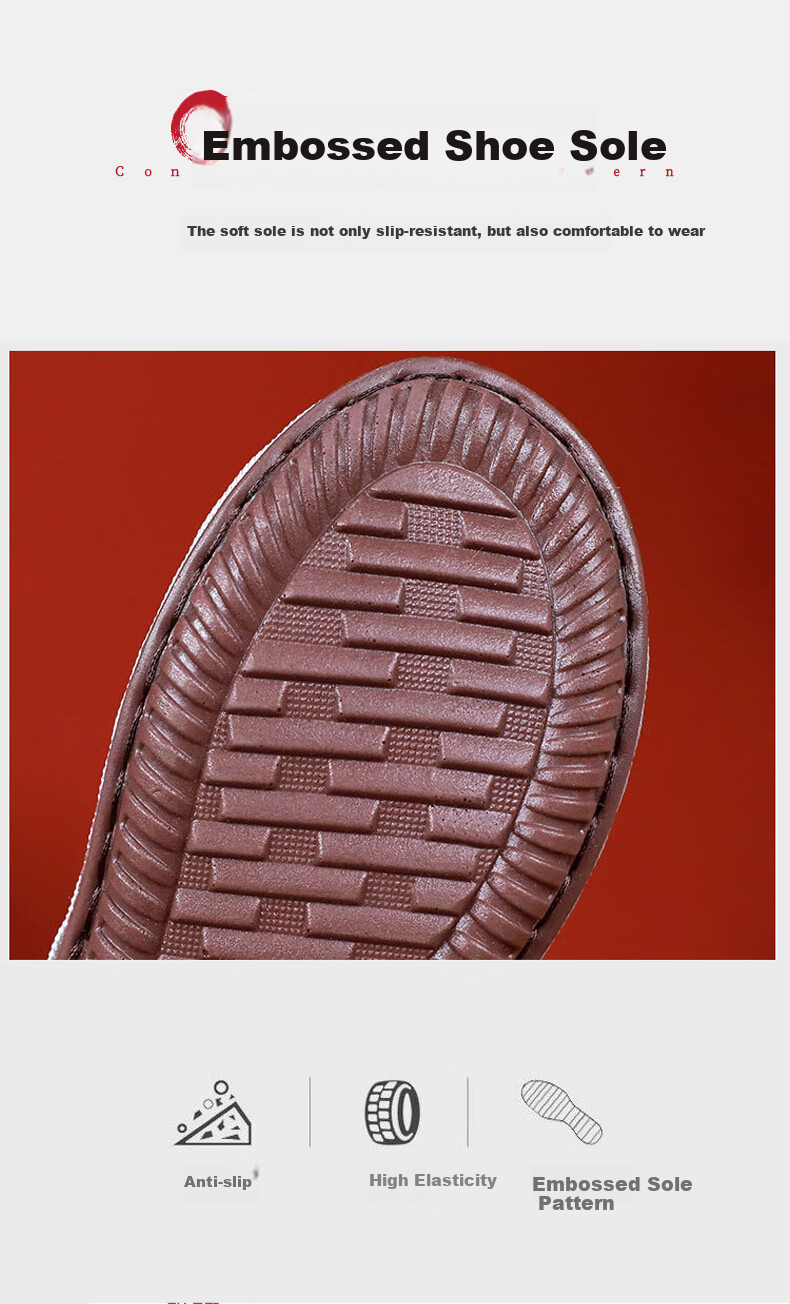 YUZHAOLIN Old Beijing Cloth Shoes, Women's Flats, Soft Sole, Non-Slip, Mom Shoes, Chinese Style Embroidered Flat Shoes Y2S-1001 Size 36 8