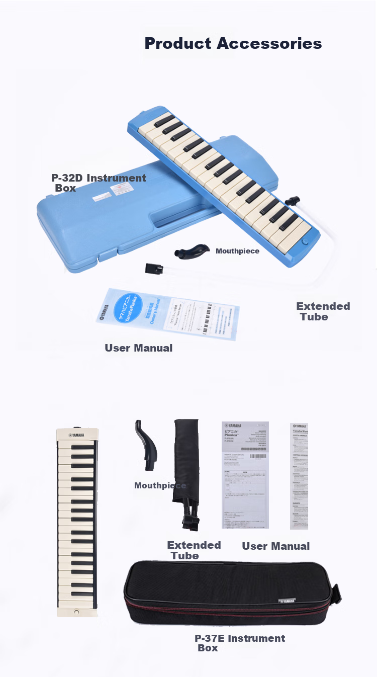YAMAHA Melodica Keyboard for Beginners And Professional Performance, P-37D, Brown-Red, 37 Keys [Suitable for Students, Recommended by Teachers] 9