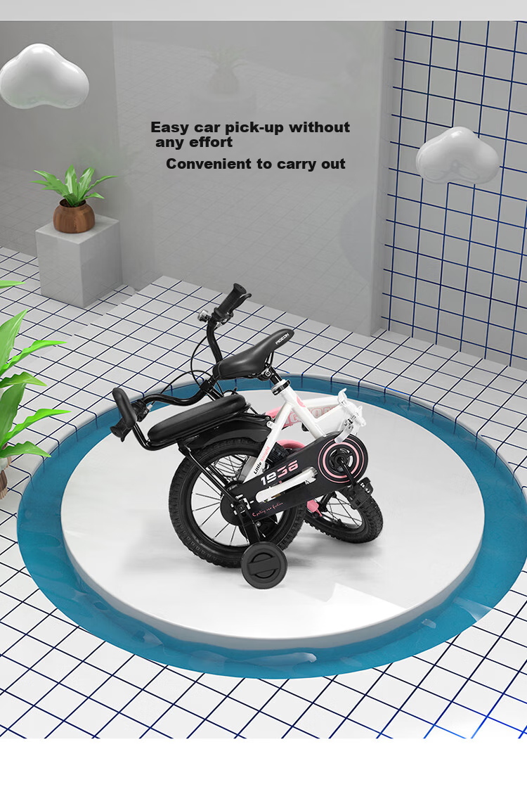 FG FLYING PIGEON Children's Bicycle, Boys And Girls Bike, Kids' Bike, Elementary School Student Bike, Baby Folding Bike, Bicycle, Green, 16 Inches 9