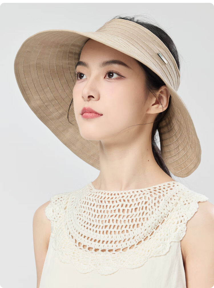 JIUMU Sun Protection Hat for Women, Sun Visor Cap, Sun Hat, Visor Cap, Cool Hat, Summer Outdoor Face-Covering UV Protection Hat for Wome 10