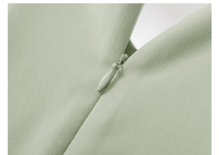 DME A-Line Skirt Summer Commuter V-Neck Short Sleeve Simple Mid-Length Dress for Women 22