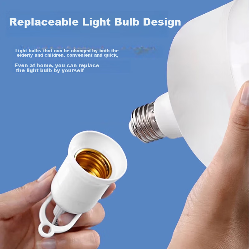 LED Лампа "Huanse" E27, 40 Вт, 7000K, с кабелем 2 метра и выключателем, подвесная, белый свет
