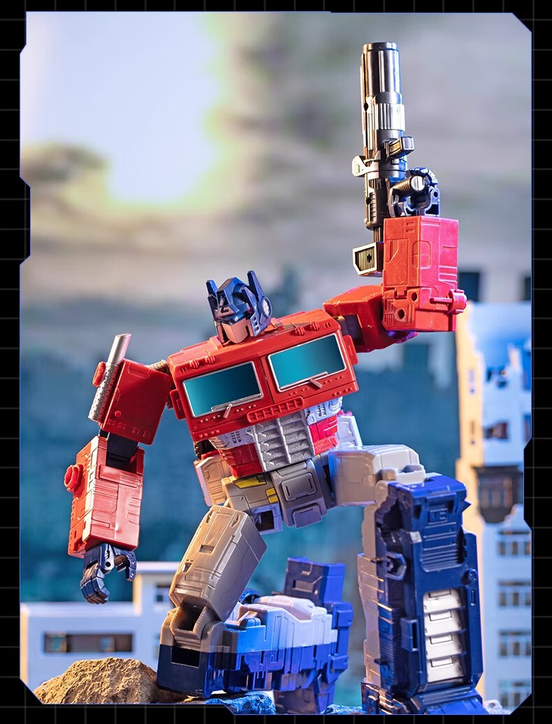 Miaobeile Children's Transforming Toy, Boys' Action Figure, Bumblebee Optimus Prime Car Model, Birthday Gift Box for Boys 3