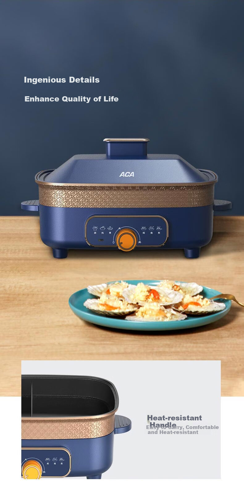 ACA Multifunctional Double-Sided Pot ALY-H55HG67J 12