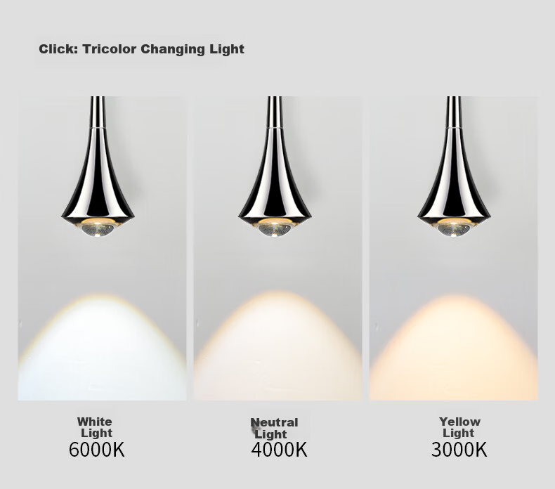 Dengling Full Spectrum Bedside Pendant Light, Modern Minimalist Bedroom Luxurious Touch Sensor Light for Living Room And Entryway 7