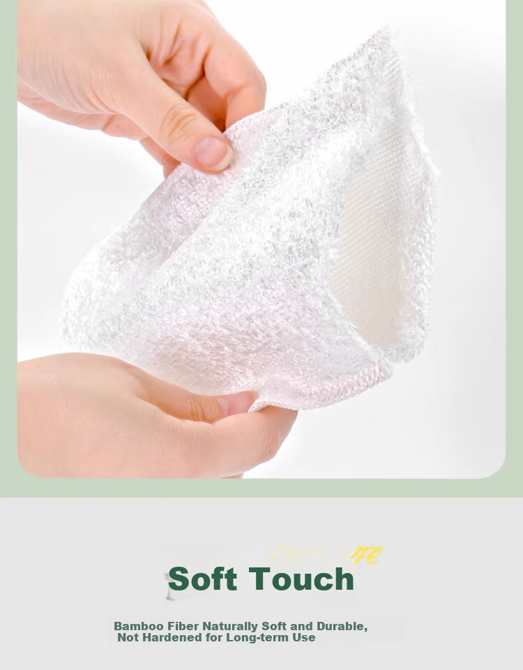 CHUSHE Lazy Cleaning Cloth, 25*25cm, 20 Sheets, Tear-Off Kitchen Dry And Wet Disposable Dish Towel, Extra Large And Thick, Oil-Absorbing 7