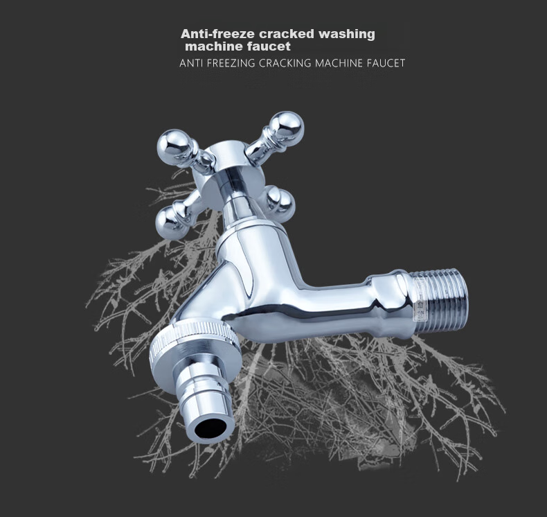 Submarine L903X Slow-Opening Outdoor Balcony Laundry Faucet, Freeze-Resistant And Crack-Resistant, 1/2 Inch Quick Connect 6 Points Threaded Mouth 3