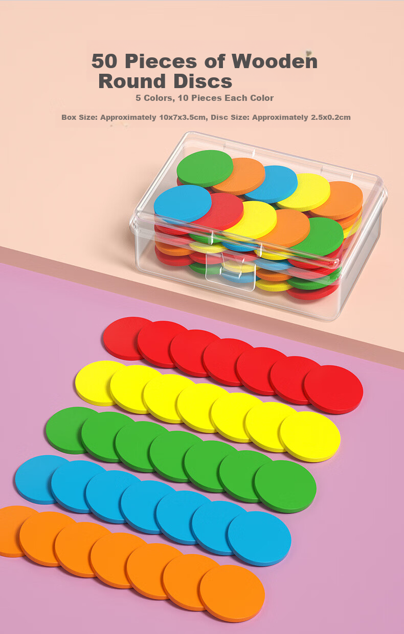 QZMTOY Elementary School Math Teaching Aid Set for Grades 2 And 7, First Semester, Includes Geometric Shapes, Tangram, Small Ruler, And Abacus 8