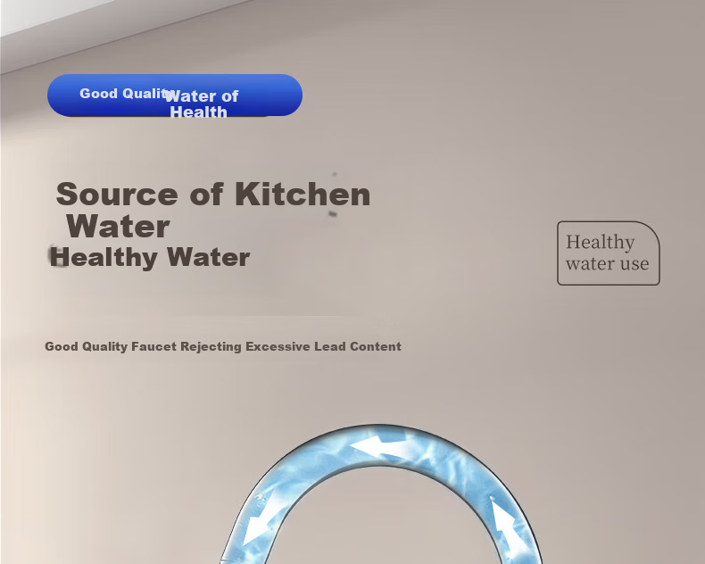 ZUNCHI Kitchen Faucet, Stainless Steel Hot And Cold Dishwashing Sink Basin, 360° Rotating Anti-Splash Household Tap, 2056B 14