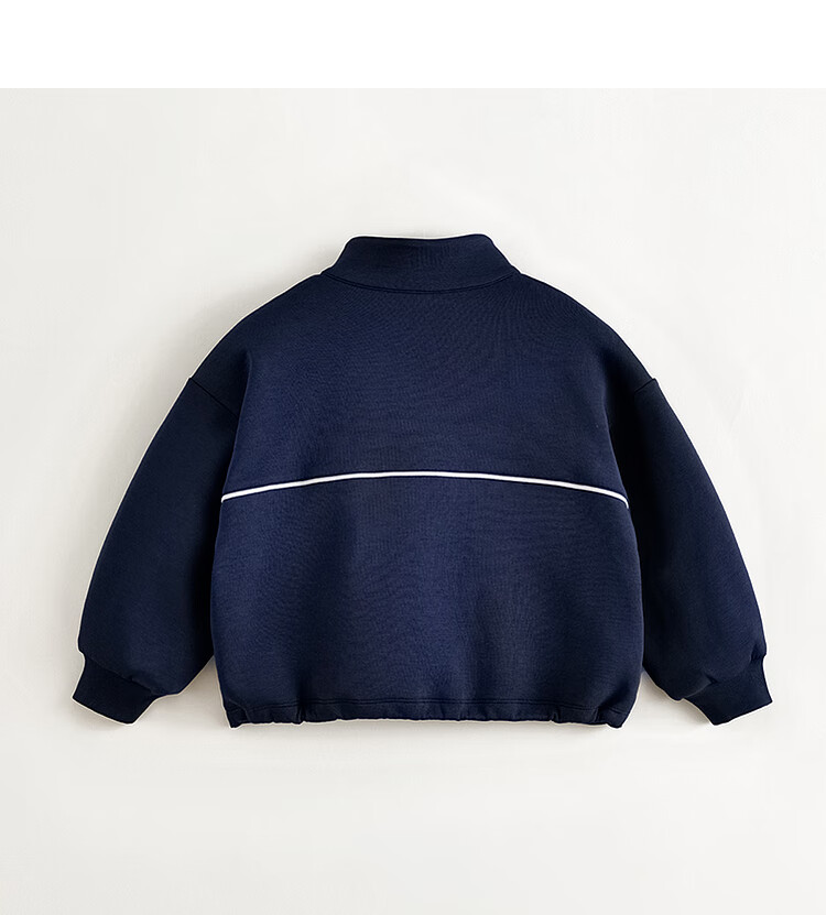 MARC&JANIE Kids Air Cotton Stand Collar Sports Sweatshirt Children's Jacket Spring 2025 550350 10