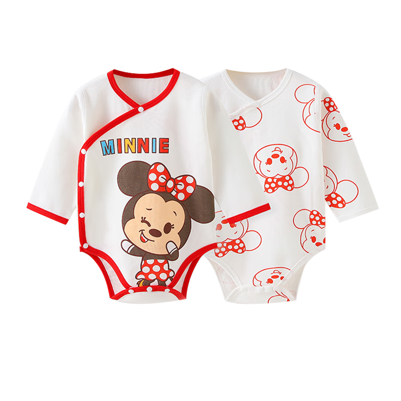 Disney Baby Clothes Onesie, Newborn Bodysuit, Full Moon Infant Pure Cotton Romper, Hundred-Day Sleepwear, Spring And Autumn Seaso