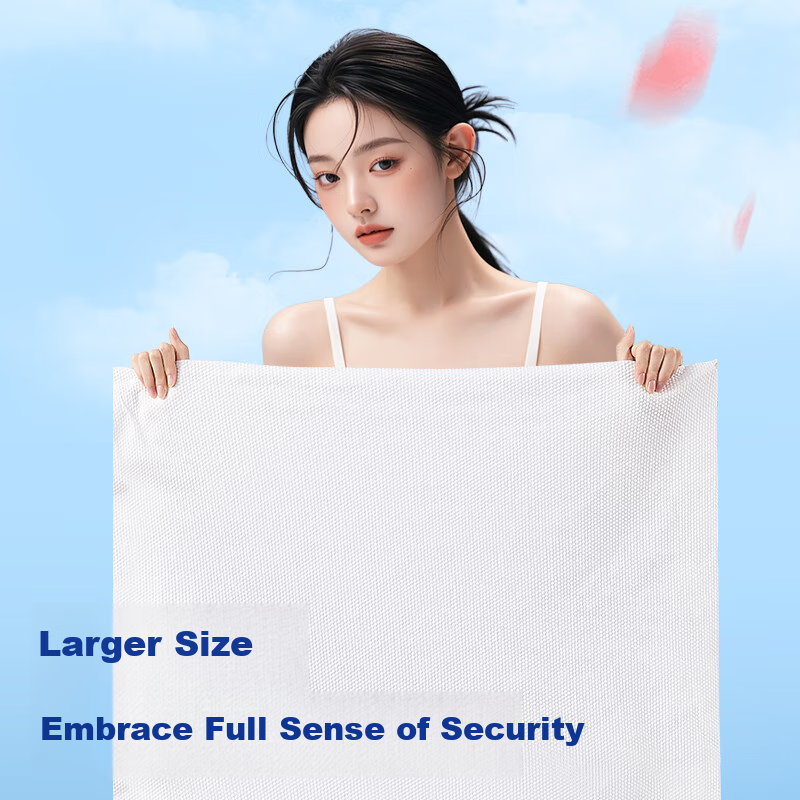 Ankexin Disposable Bath Towels, 5 Individually Wrapped, Extra Large And Thick, 70x140cm, Soft Cotton Towel with Pearl Pattern, Travel-Friendly And Portable