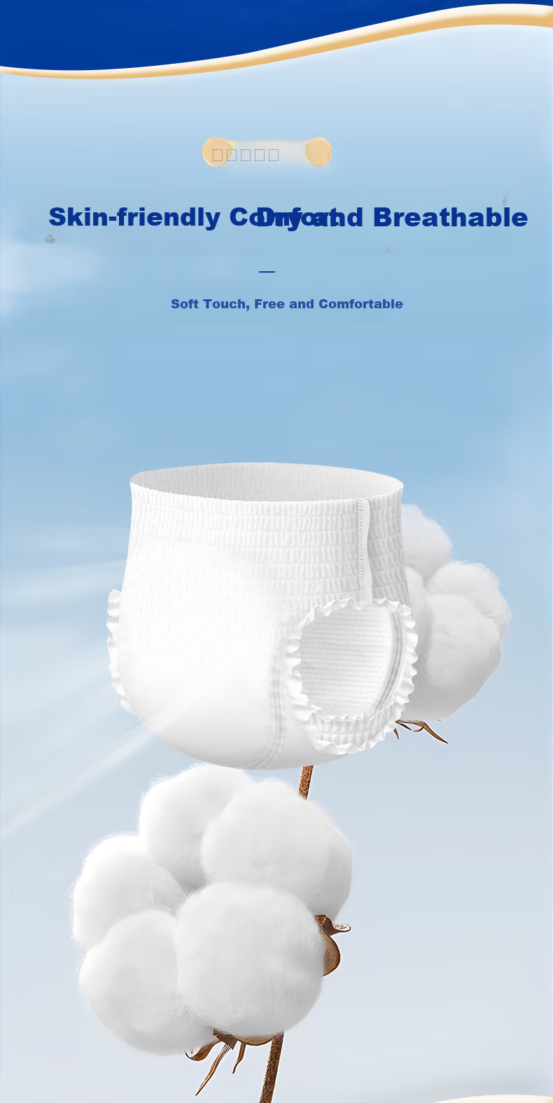 Haishihainuo Adult Pull-Up Diapers L10 Pieces (Waist 60-100cm), Underwear Style, Postpartum And Elderly Diapers, Dry And Breathable 7