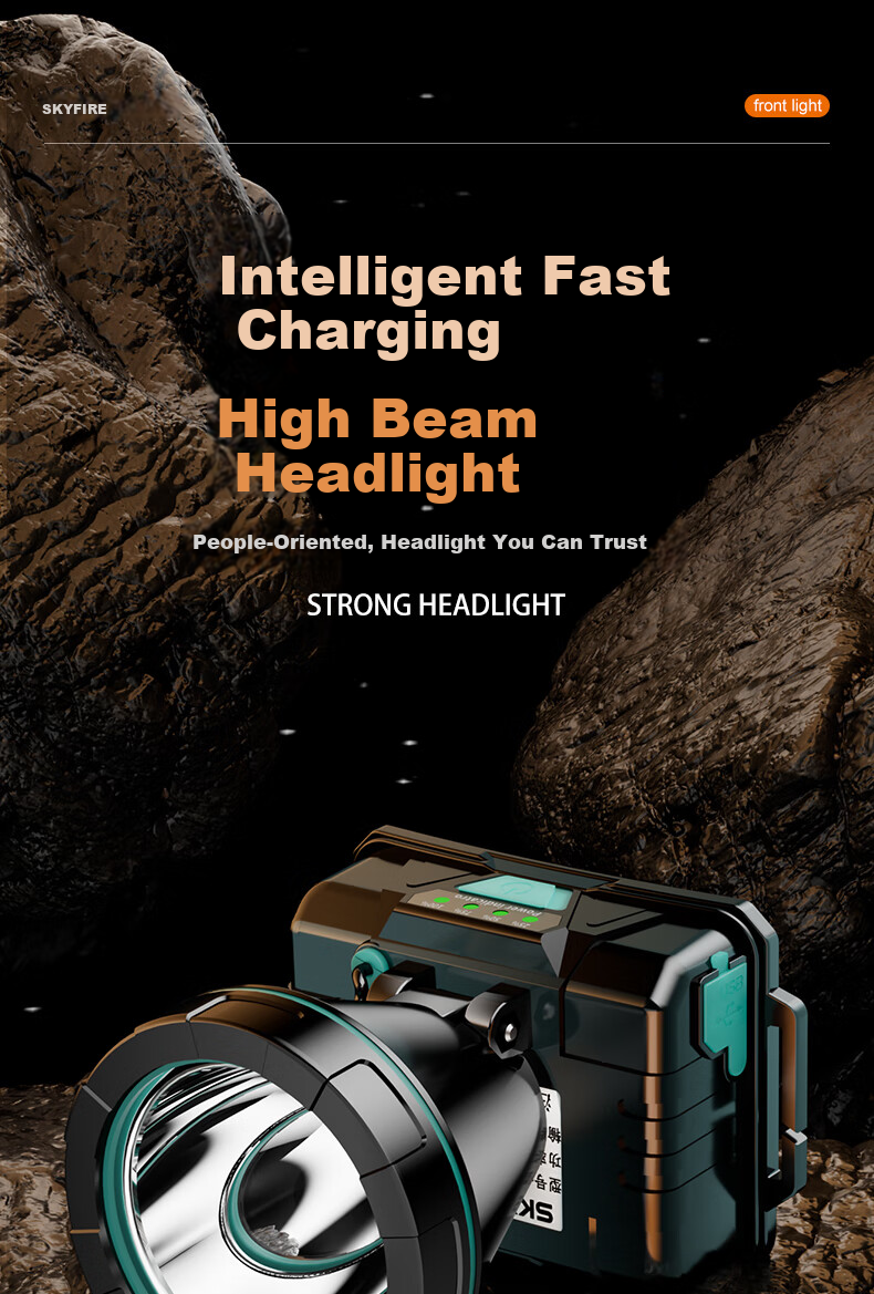 Tianhuo Headlamp High Brightness Outdoor Head-Worn Night Fishing Long Battery Life 72-Hour Fishing Mountaineering Night Climbing Lighting Lamp 3