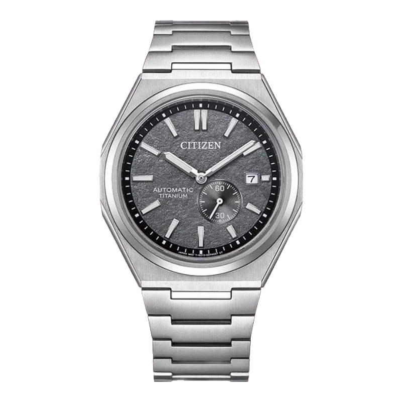 CITIZEN Watch for Men, Japanese And Korean Style, Automatic Mechanical Movement, Date Display Dial, Retro Shibo Titanium, Gift for Boyfriend, NJ0180-80H