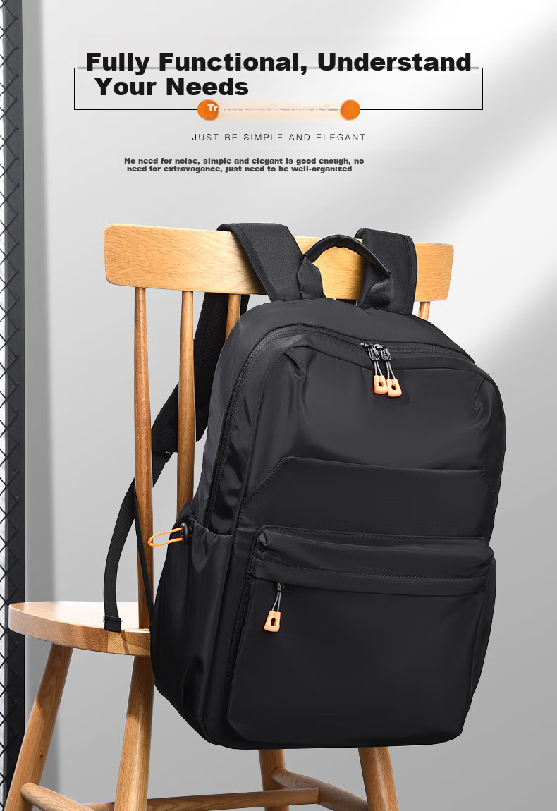 JEVI Backpack for Men, Lightweight And Simple, Large Capacity Laptop Travel Backpack for Middle School, High School And College Students 1