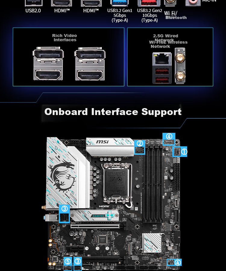 MSI Z890 GAMING PLUS WiFi6E DDR5 Motherboard + Intel Core Ultra9 285K CPU Bundle 6