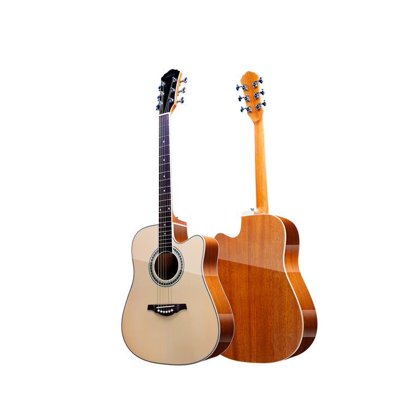 Kapok Acoustic Guitar, 41-Inch, Beginner's Practice Guitar, Suitable for Men And Women, Entry-Level to Intermediate Use, LG-68C