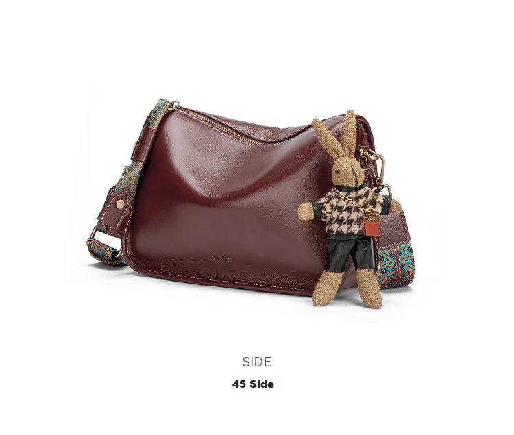 St&Sat Leather Large Capacity Bag, Crossbody Bag, Pillow Bag, Shoulder Bag, Practical Gift for Wife on May 20th 11